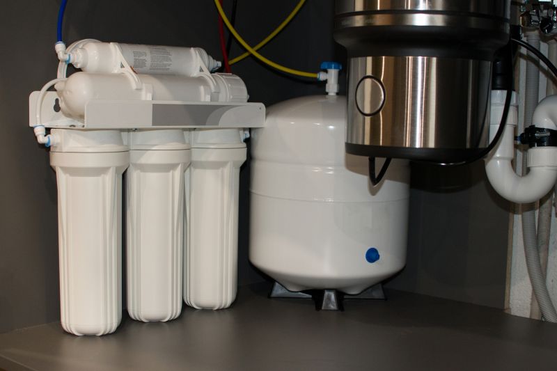 Water Softener System Installation in a Kitchen